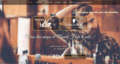 Desktop Screenshot of nouvel-hair-lille.com